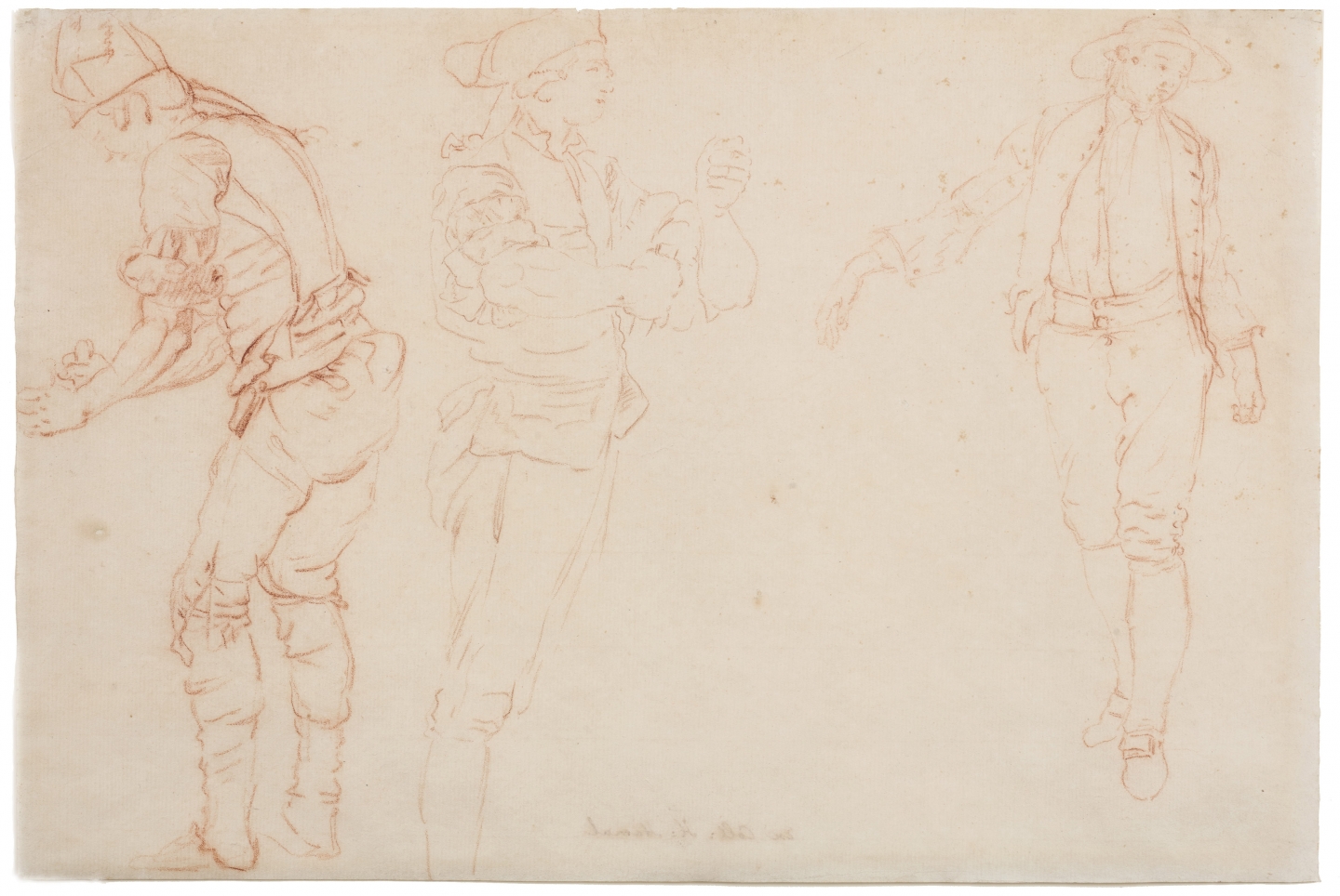 Léonard Defrance (Liège, 1735 - 1805) Studies for a visit to the printing office of Clément Plomteux, Liège