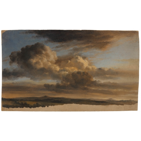 Jean François Xavier Roffiaen (Ypres 1820-1898 Ixelles) Study of clouds